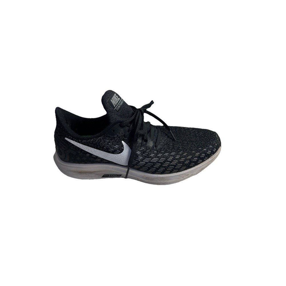 Nike Air Zoom Pegasus‎ 35 Women US 7.5 Black Oil Gray Running Shoes 942855-001